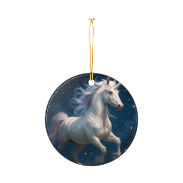 Celestial Dreamscape - Ceramic Ornaments (2-Side Print)