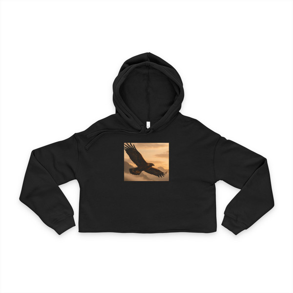 Eagle's Soar - Women's Cropped Hoodie