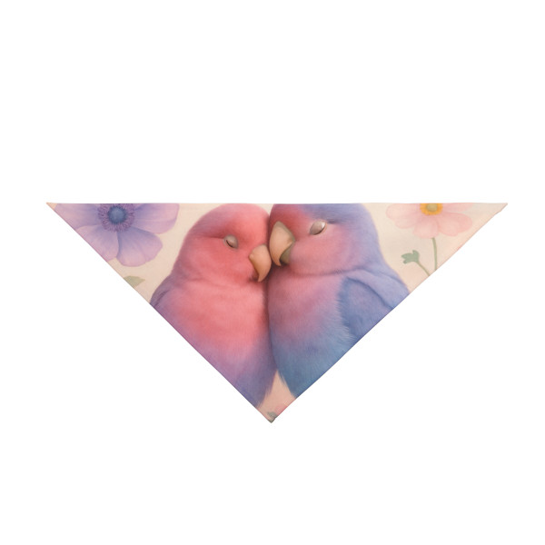 Whimsical Love Birds - Pet Bandana