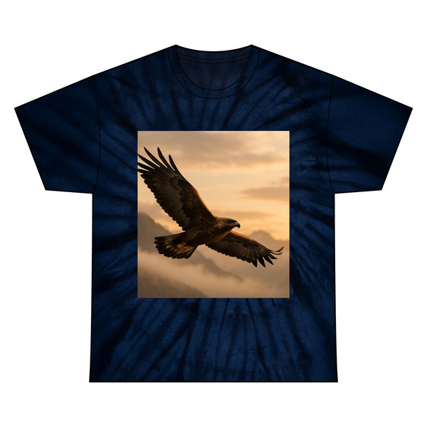 Eagle's Soar - Unisex Tie Dye Cotton Tee