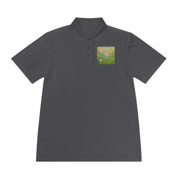 Whimsical Wildflowers - Men's Sport Polo Shirt