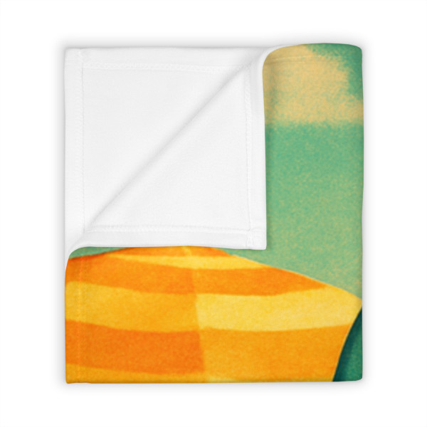 Retro Beach Getaway - Throw Blanket
