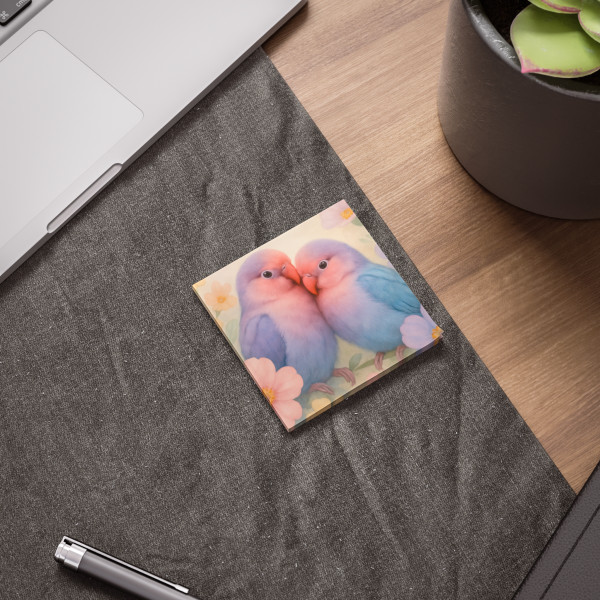 Whimsical Love Birds - Post-it® Note Pads