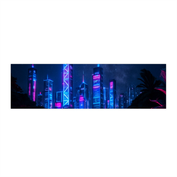 Neon Dreamscape - Bumper Stickers