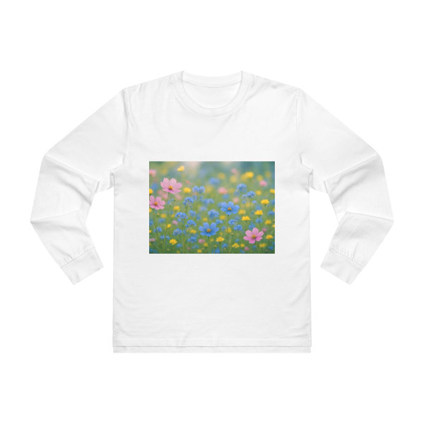 Whimsical Wildflowers - Men’s Base Longsleeve Tee 