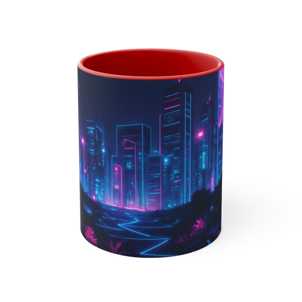 Neon Dreamscape - 11oz Accent Mug