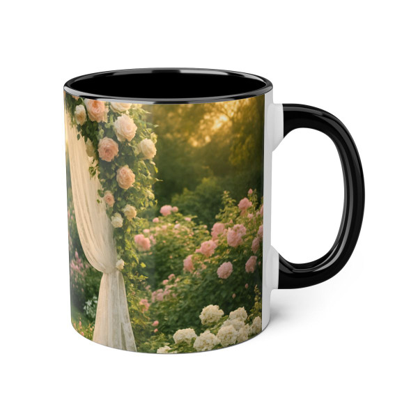 Whimsical Garden Bliss - Accent Mugs, 11oz