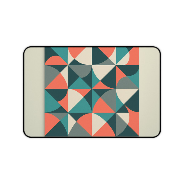 Geometric Pulse - Desk Mat
