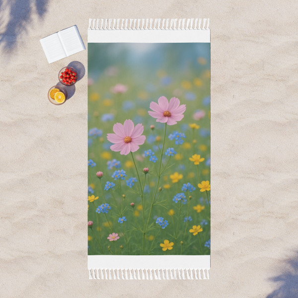 Whimsical Wildflowers - Boho Beach Cloth