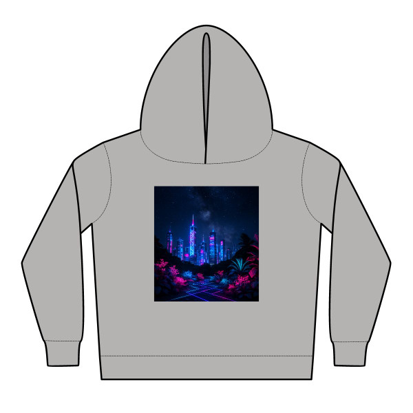 Neon Dreamscape - Toddler Pullover Fleece Hoodies