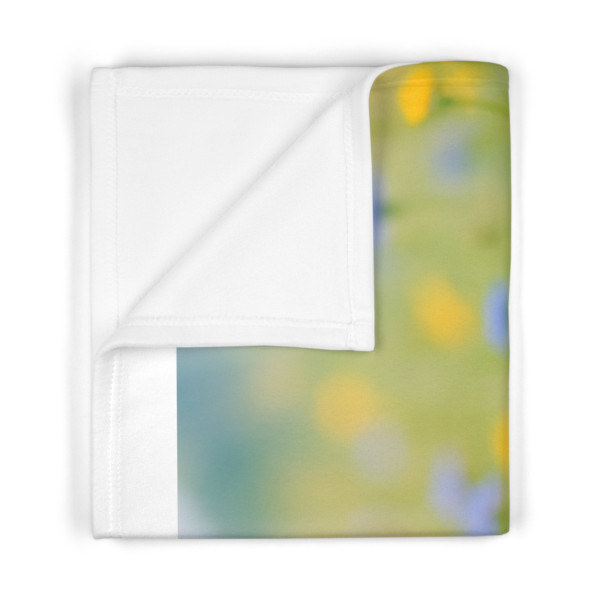 Whimsical Wildflowers - Soft Fleece Baby Blanket