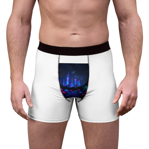 Neon Dreamscape - Men's Boxer Briefs (AOP)