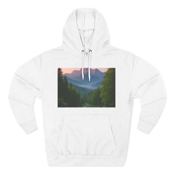 Wisdom in Nature - Three-Panel Fleece Hoodie Wisdom in Nature - Three-Panel Fleece Hoodie