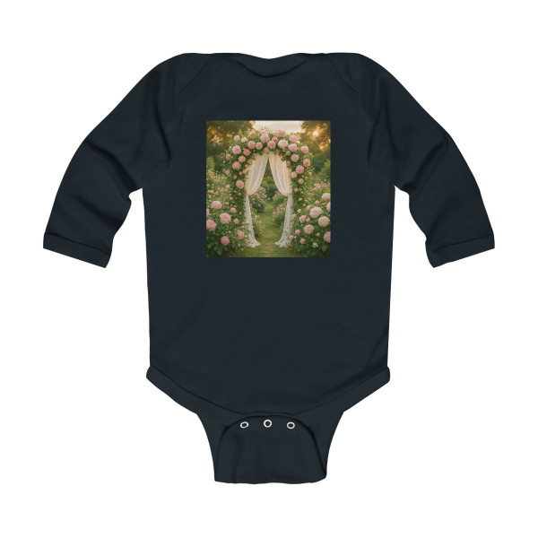 Whimsical Garden Bliss - Infant Long Sleeve Bodysuit