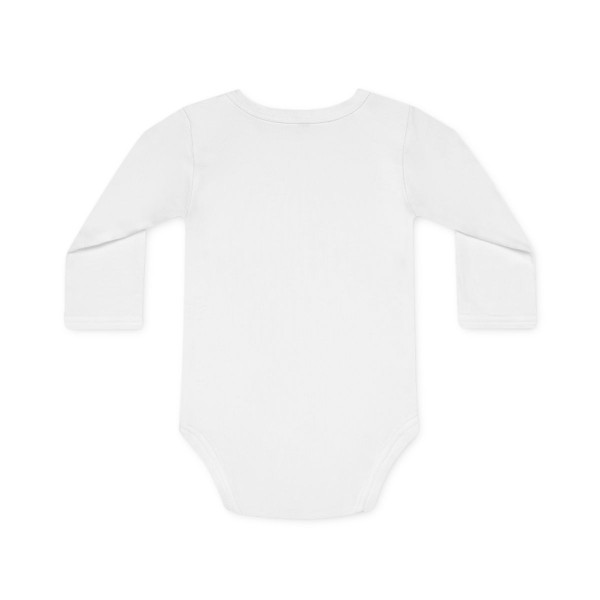Whimsical Garden Bliss - Baby Long-Sleeve Organic Bodysuit