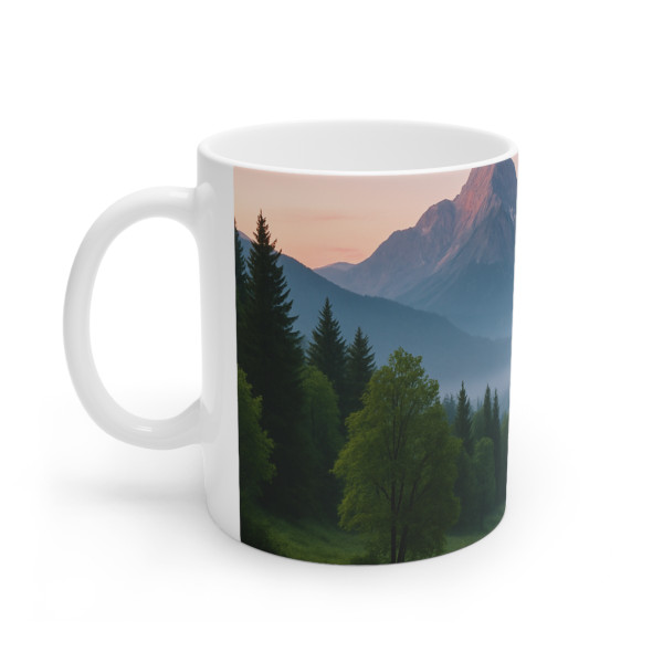 Wisdom in Nature - White Ceramic Mug, 11oz and 15oz