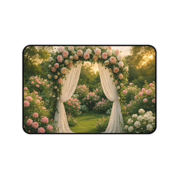 Whimsical Garden Bliss - Desk Mat