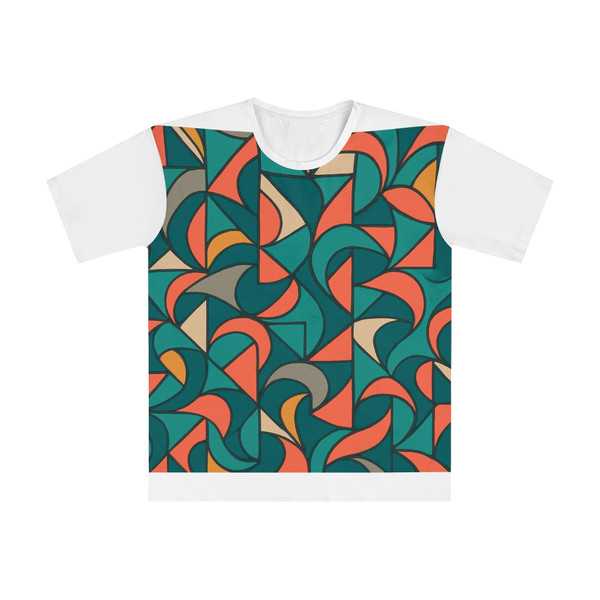 Geometric Pulse - Men's Loose T-shirt (AOP)