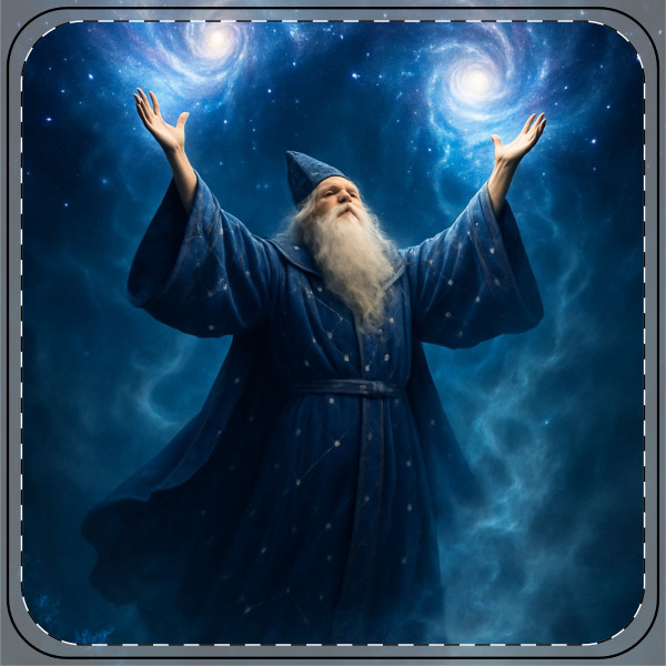 Celestial Spellcaster - Coaster