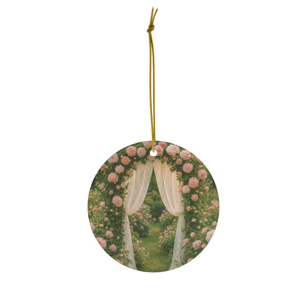 Whimsical Garden Bliss - Ceramic Ornament, 1-Pack