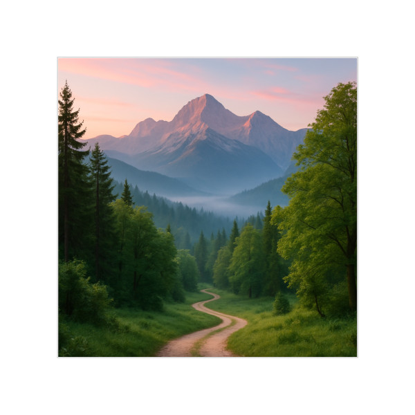 Wisdom in Nature - Transparent Outdoor Stickers, Square, 1pc