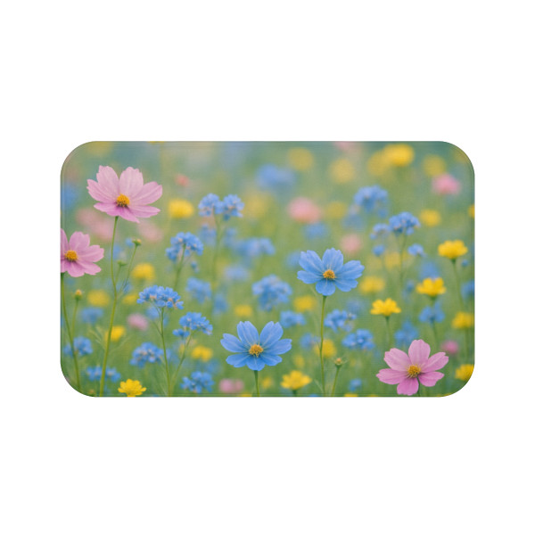 Whimsical Wildflowers - Bath Mat