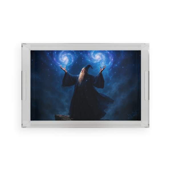 Celestial Spellcaster - Acrylic Serving Tray