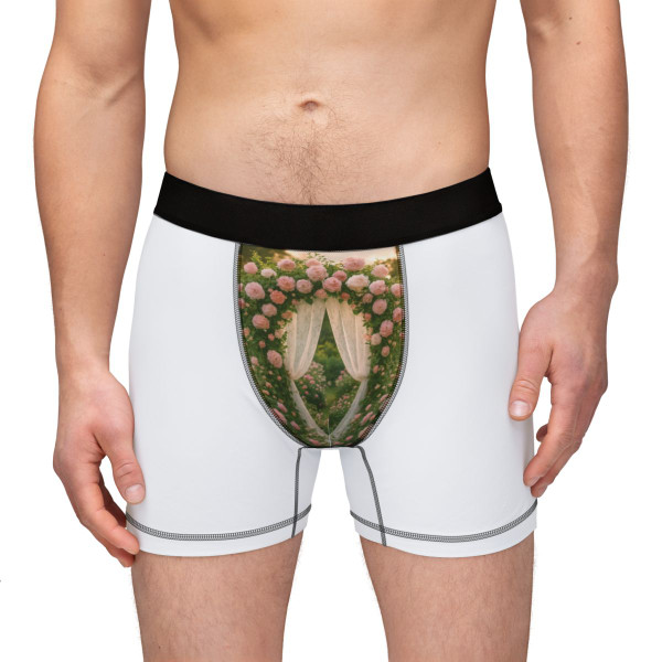 Whimsical Garden Bliss - Men's Boxers (AOP)