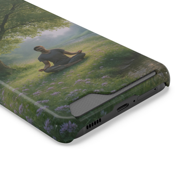Serenity Flow - Phone Case With Card Holder