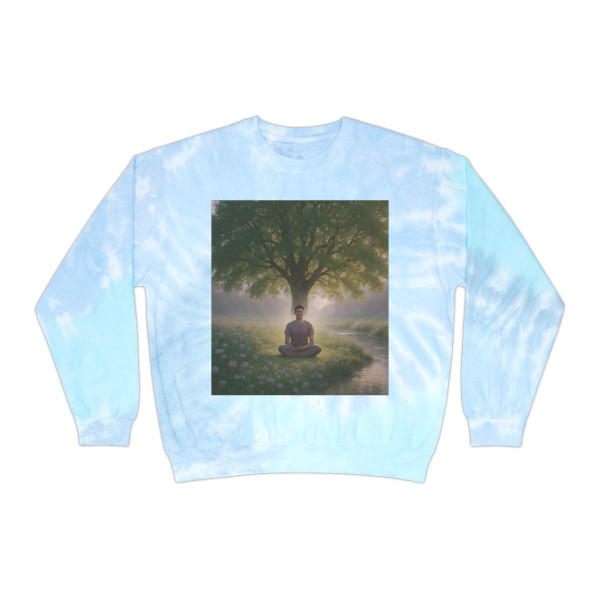 Serenity Flow - Unisex Tie-Dye Sweatshirt