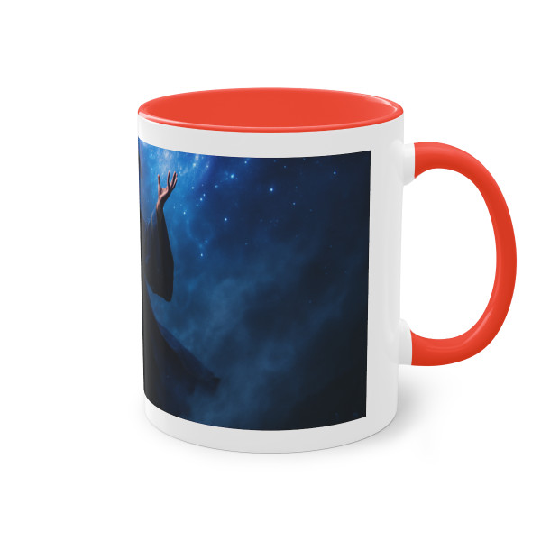 Celestial Spellcaster - Two-Tone Coffee Mug, 11oz