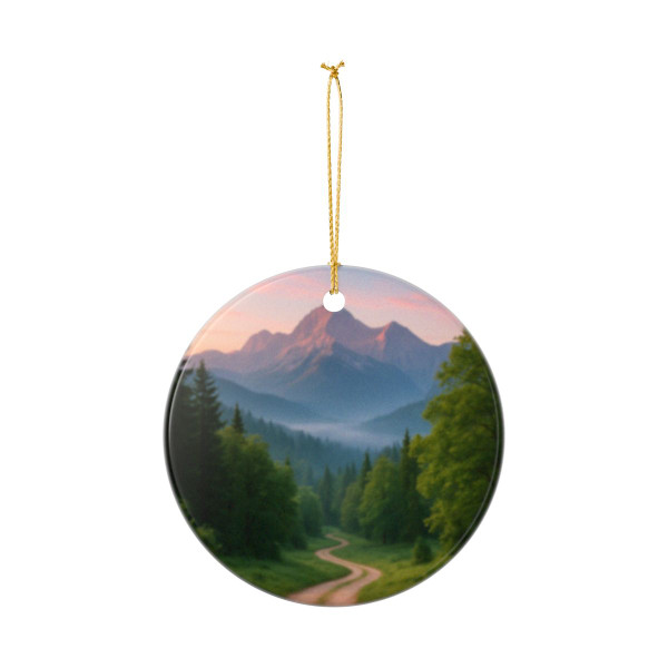 Wisdom in Nature - Ceramic Ornaments (2-Side Print)