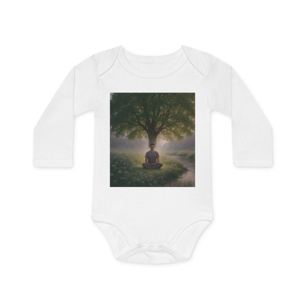 Serenity Flow - Baby Long-Sleeve Organic Bodysuit