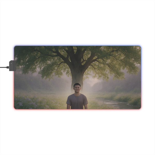 Serenity Flow - LED Gaming Mouse Pad