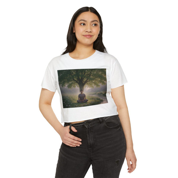 Serenity Flow - Women's Festival Crop Top