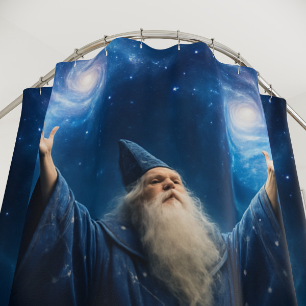 Celestial Spellcaster - Shower Curtains