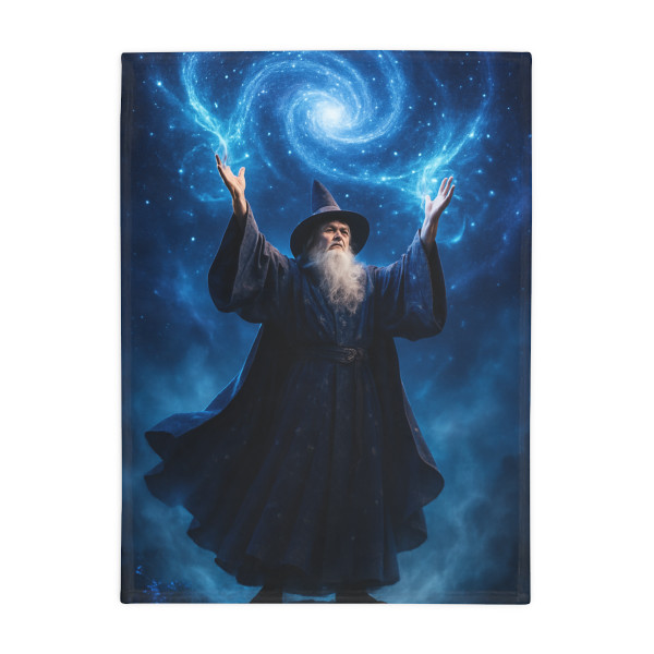 Celestial Spellcaster - Plush Fleece Blanket