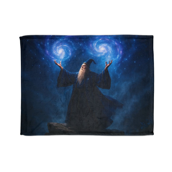 Celestial Spellcaster - Soft Polyester Blanket