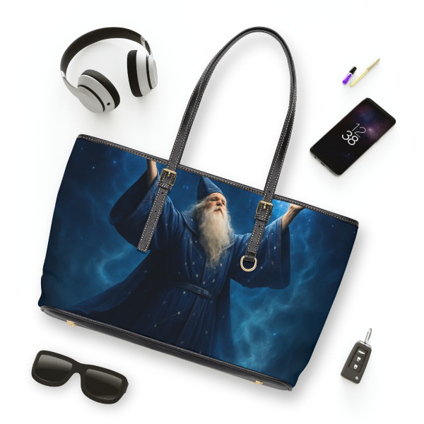Celestial Spellcaster - PU Leather Shoulder Bag