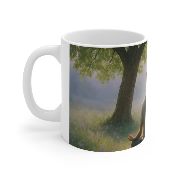 Serenity Flow - Ceramic Coffee Cups, 11oz, 15oz