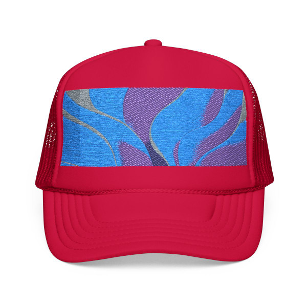 Ethereal Wave Symphony - Foam Trucker Hat (Embroidery)