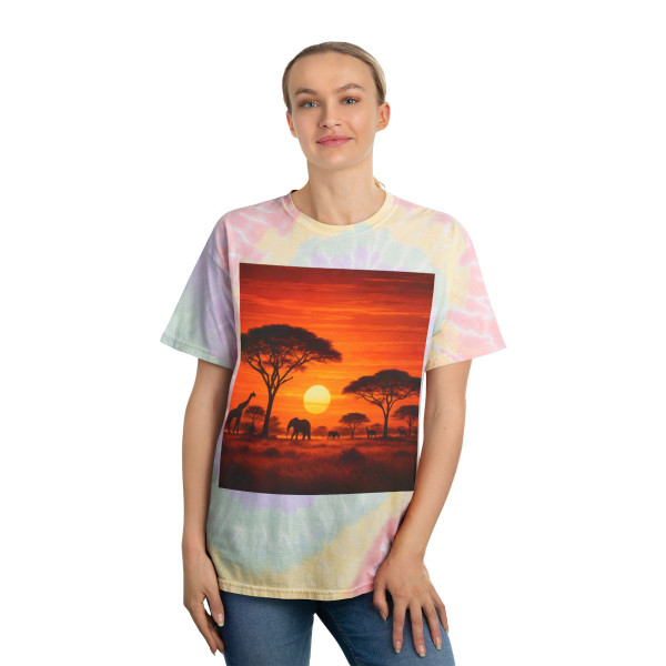Savanna Dreamscape - Tie-Dye Tee, Spiral
