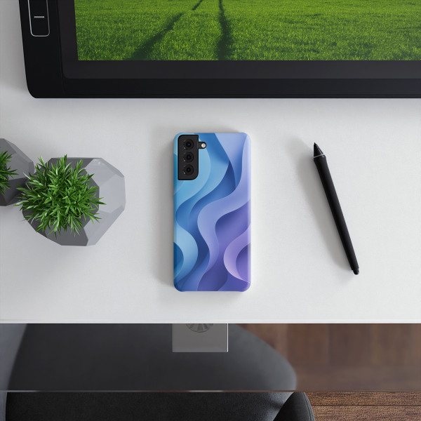 Ethereal Wave Symphony - Slim Snap Case