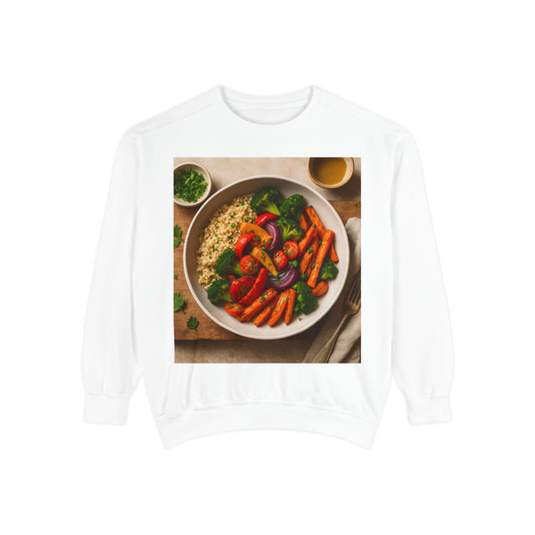 Harvest Harmony - Unisex Garment-Dyed Sweatshirt