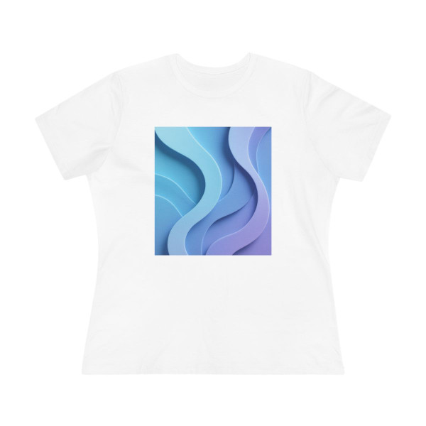 Ethereal Wave Symphony - Women's Cotton Tee