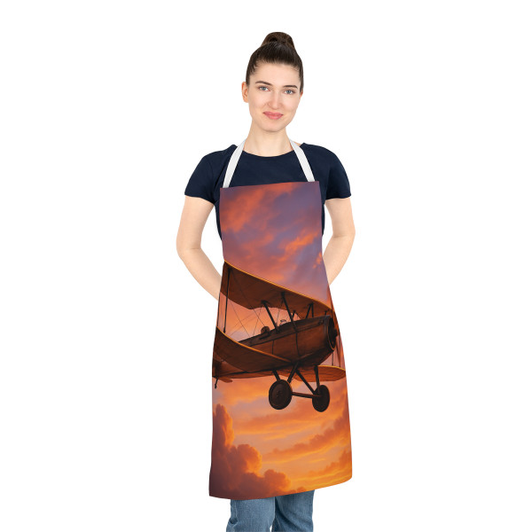 Vintage Flight Elegance - Adult Apron (AOP)