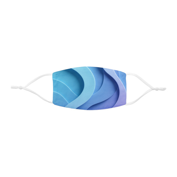 Ethereal Wave Symphony - Snug-Fit Polyester Face Mask Ethereal Wave Symphony - Snug-Fit Polyester Face Mask