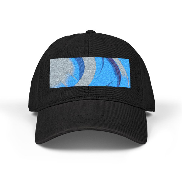 Ethereal Wave Symphony - Denim Hat (Embroidery)