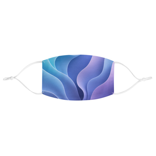 Ethereal Wave Symphony - Fabric Face Mask Ethereal Wave Symphony - Fabric Face Mask