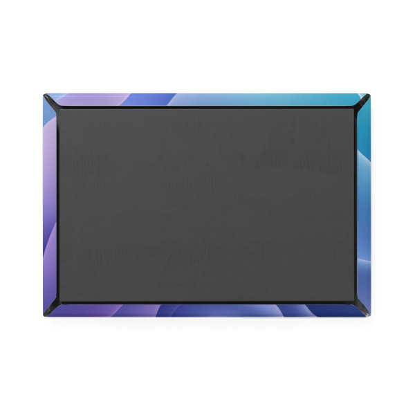 Ethereal Wave Symphony - Button Magnet, Rectangle (1 & 10 pcs)